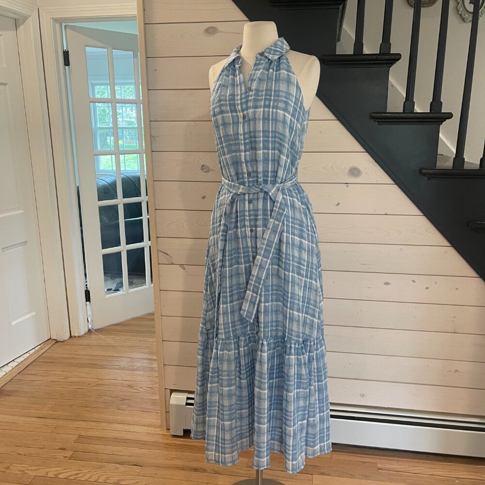 031 By Anthropologie Sleeveless Buttondown Shirt Dress Size XXS - Picture 6 of 9